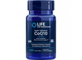 Life Extension Super Ubiquinol CoQ10 with Enhanced Mitochondrial Support™ 50 mg, 100 softgels